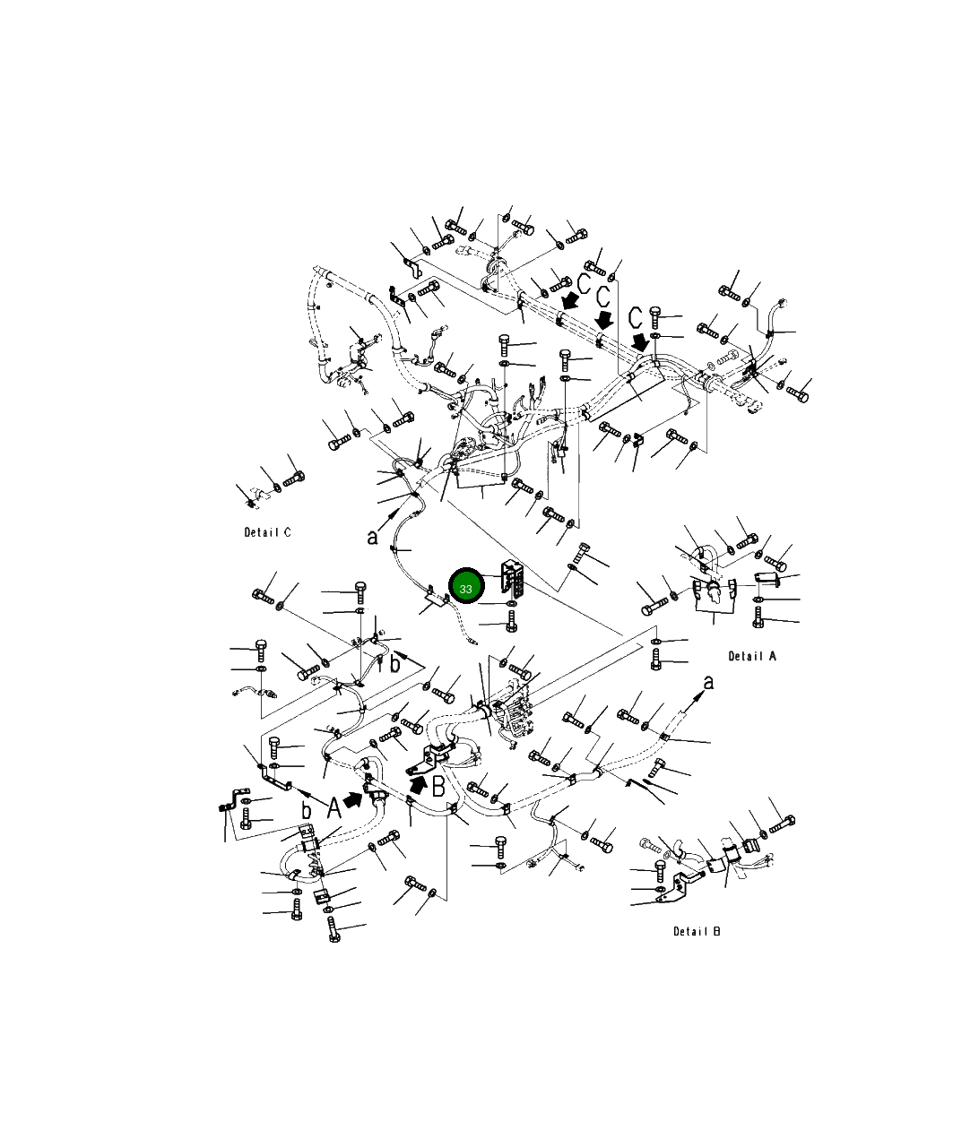 Кронштейн 425-06-44430 Komatsu