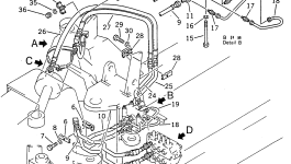Трубка 237-60-14910 Komatsu