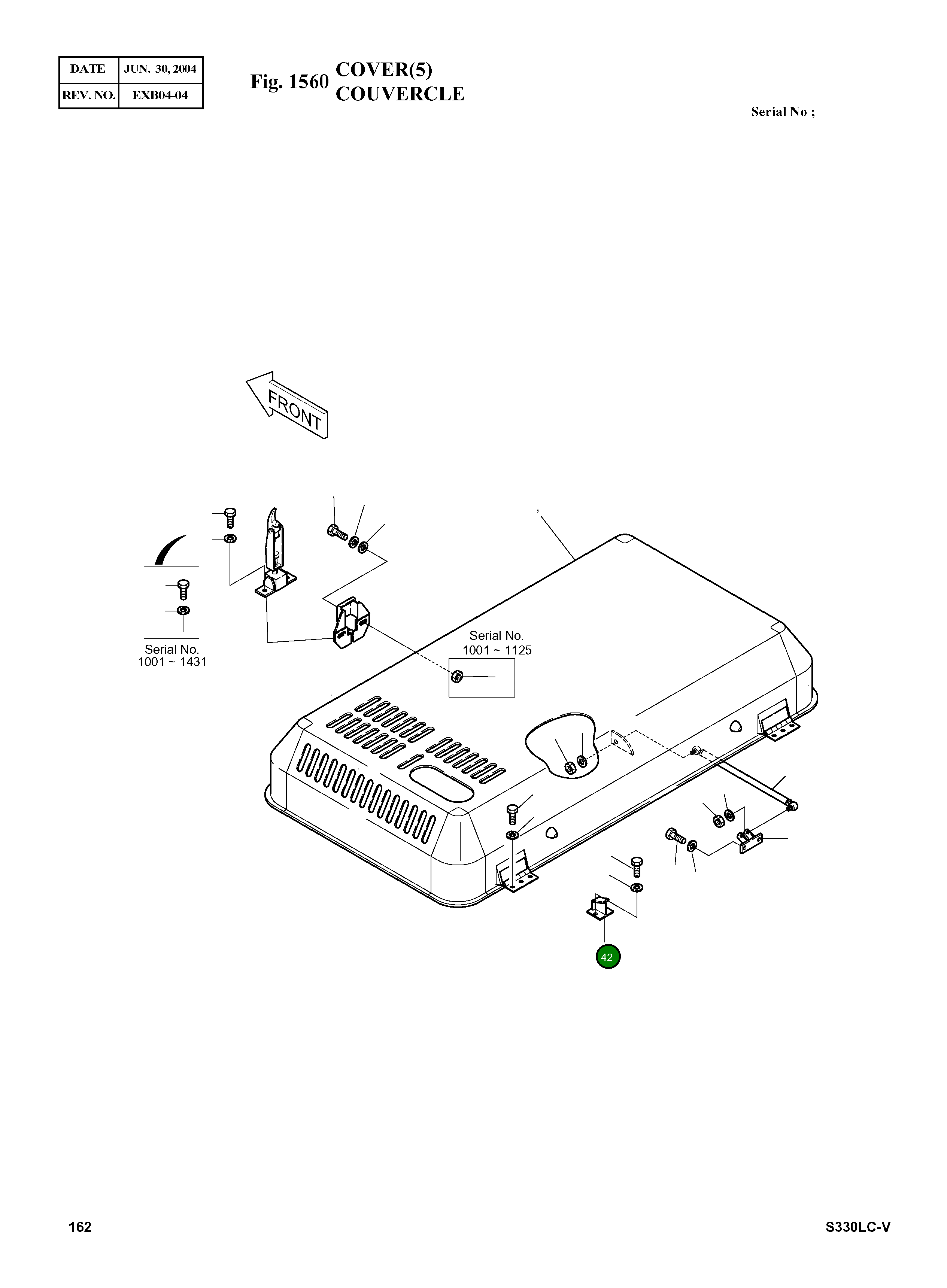 Кронштейн 2197-2168B Komatsu