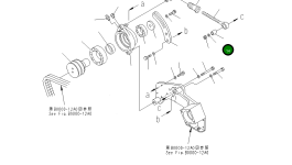 Палец 134-01-62430 Komatsu