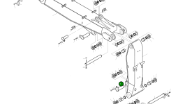 Палец 123-00030 Komatsu