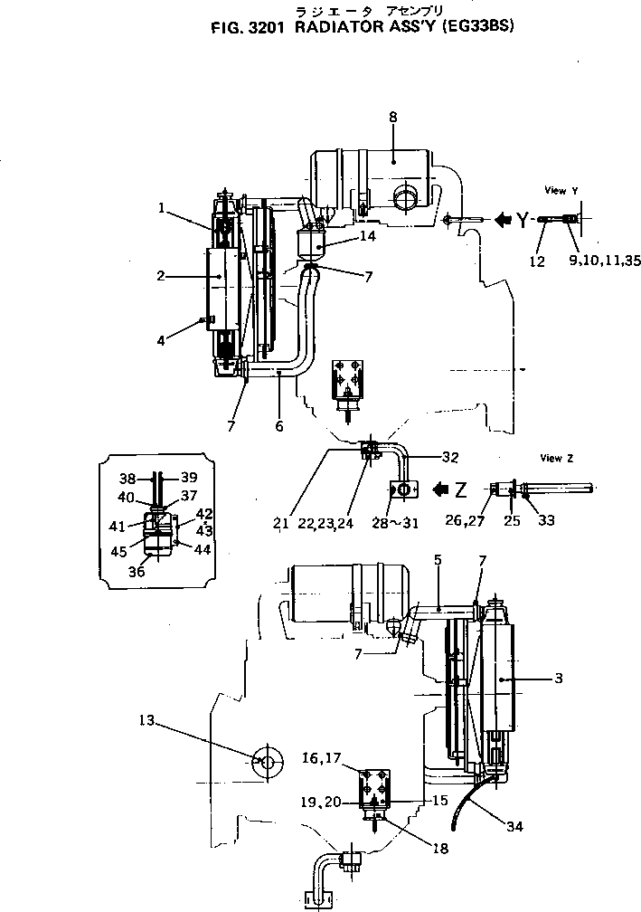Лента шланга DY06055-15081 Komatsu