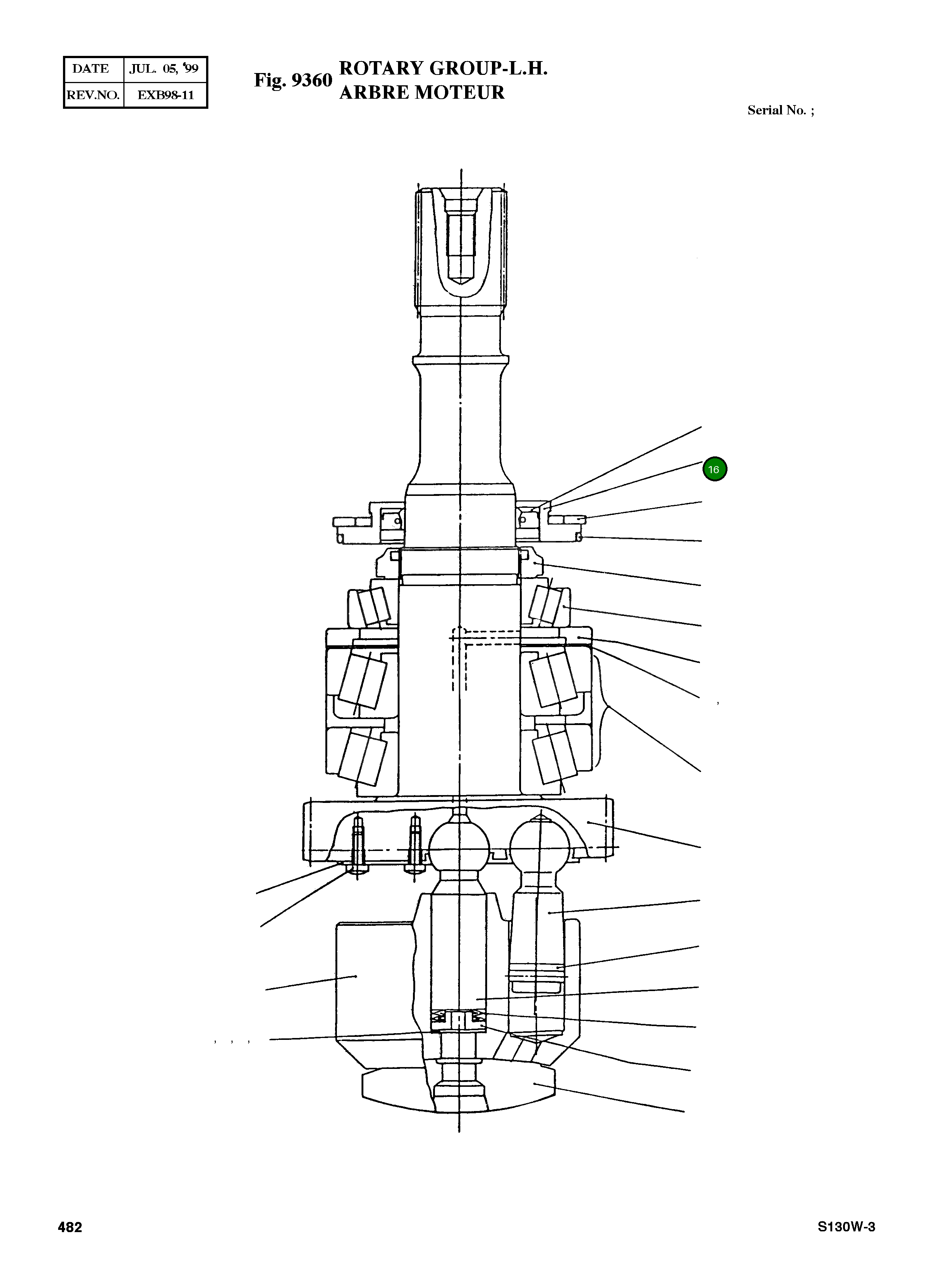 Корпус 1100232102 Komatsu