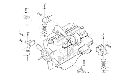 Кронштейн 195-02581 Komatsu