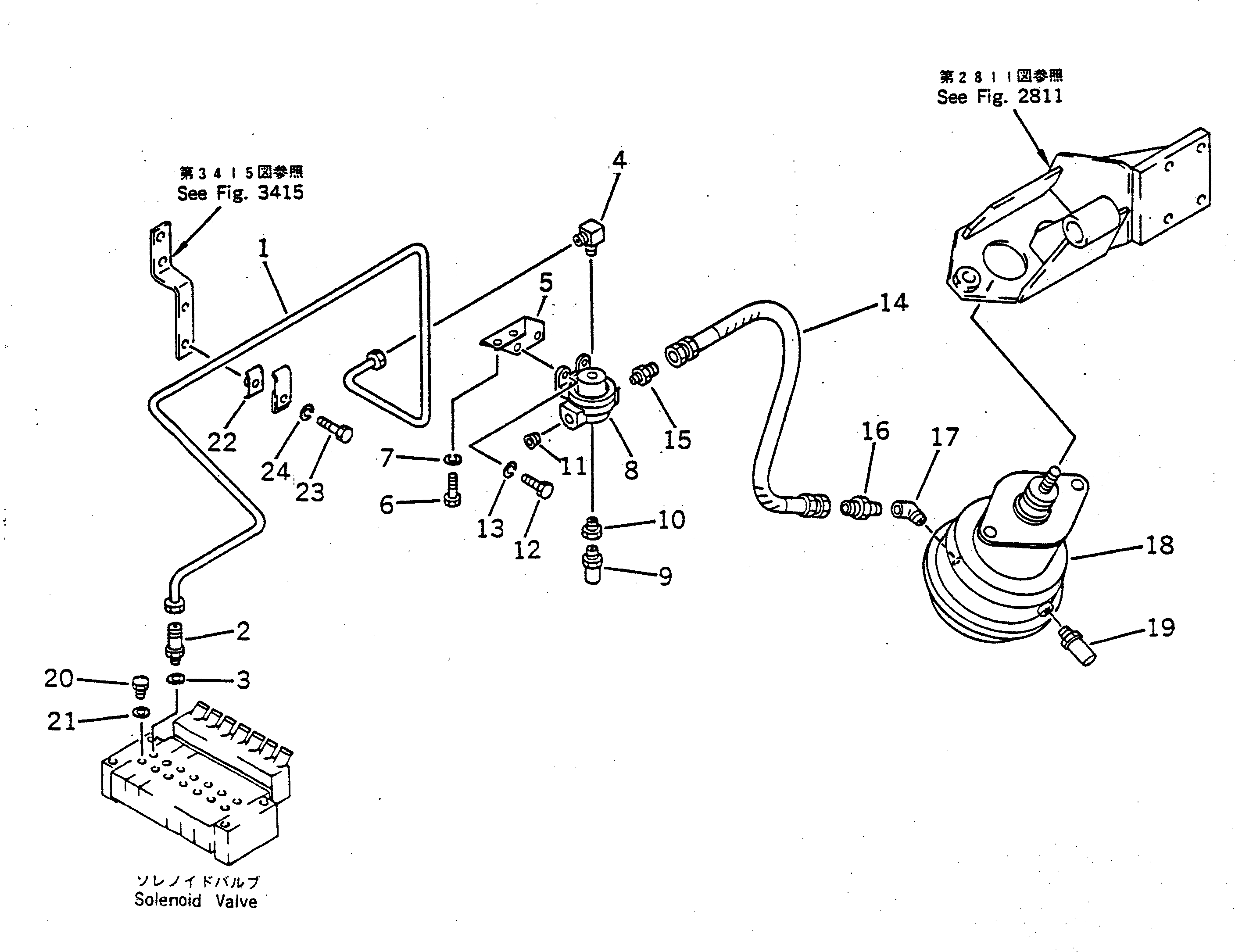 Кронштейн 22W-44-13470 Komatsu
