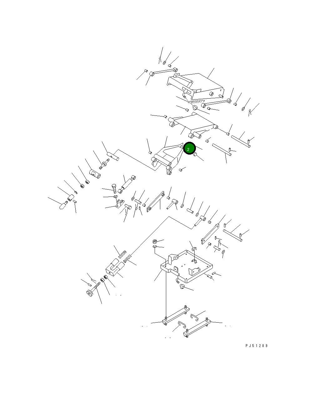 Кронштейн 232-57-57290 Komatsu