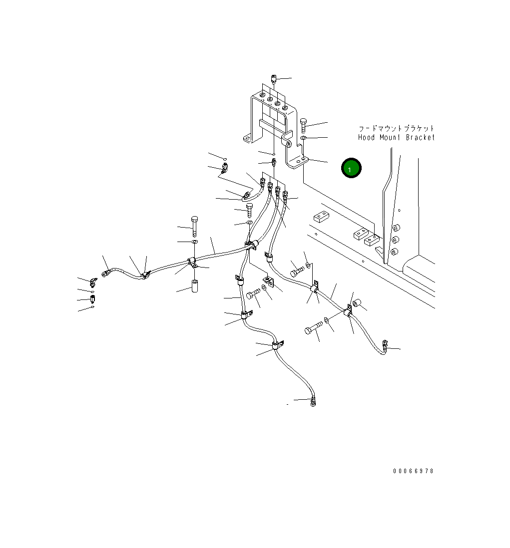 Кронштейн 198-49-63311 Komatsu