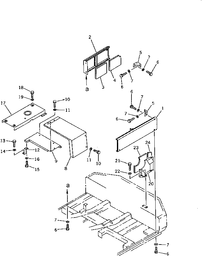 Лист 20G-54-14740 Komatsu