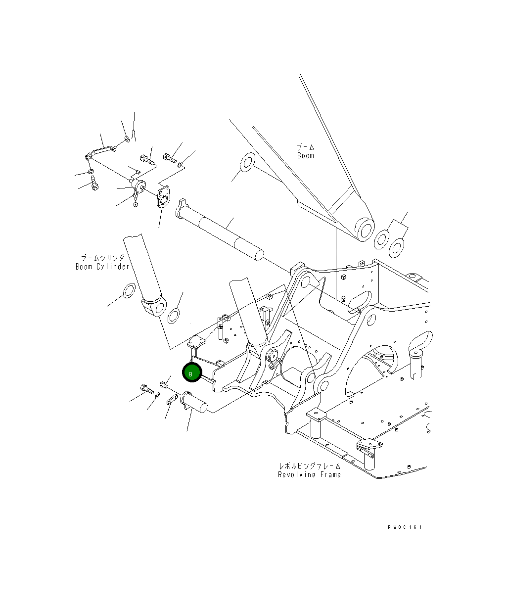 Колпак 21J-46-12550 Komatsu