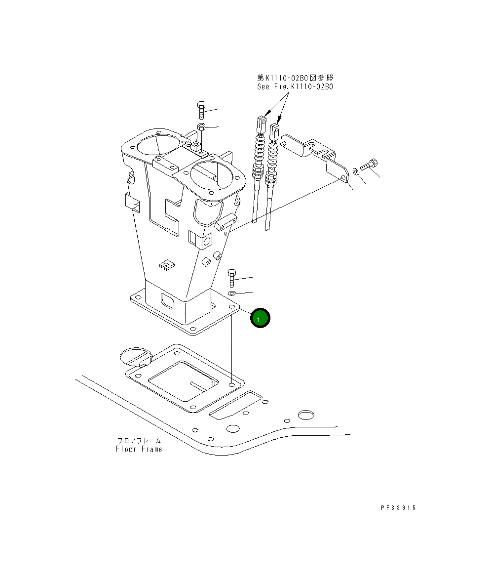 Кронштейн 20P-43-81911 Komatsu