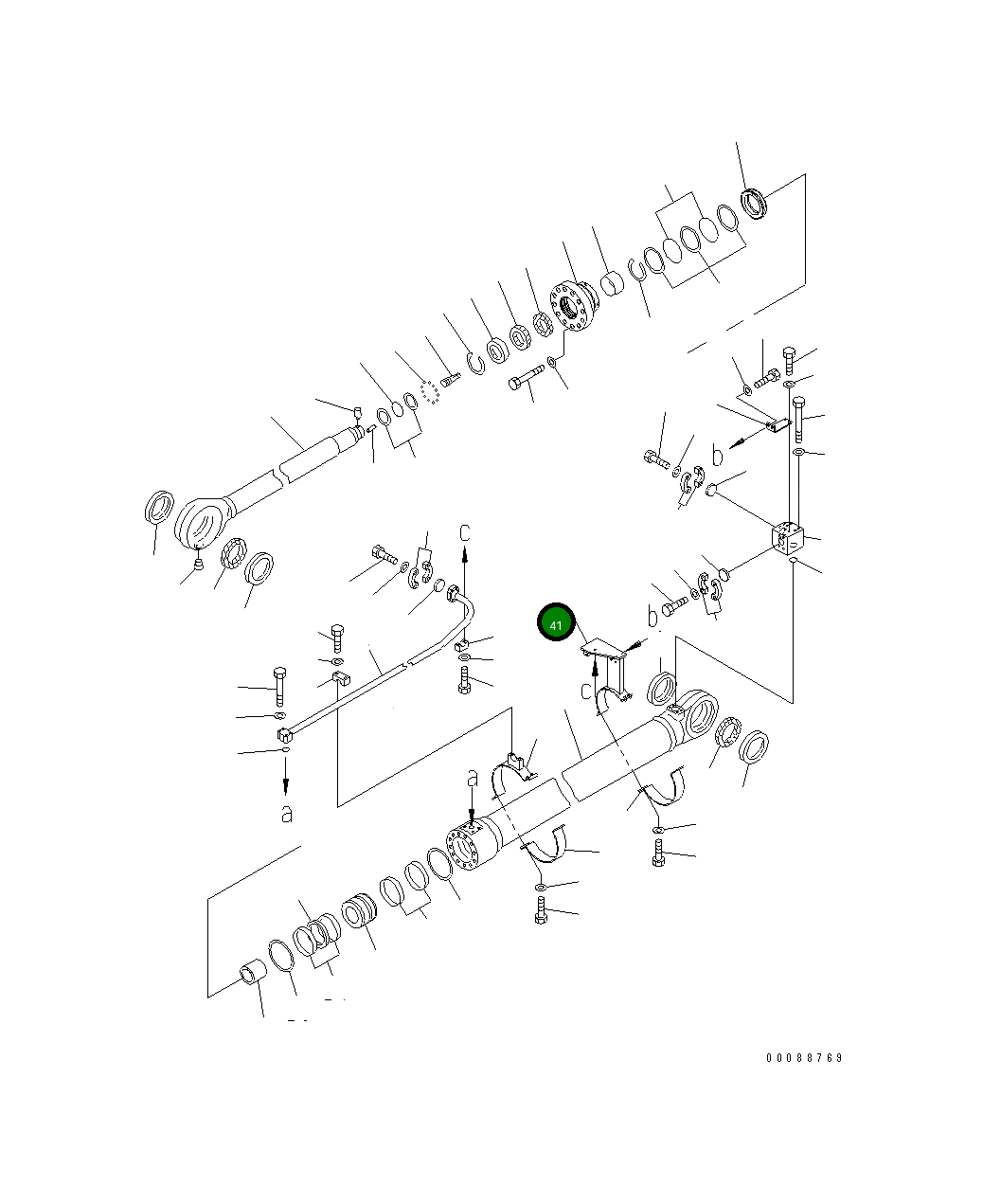Кронштейн 707-88-28680 Komatsu