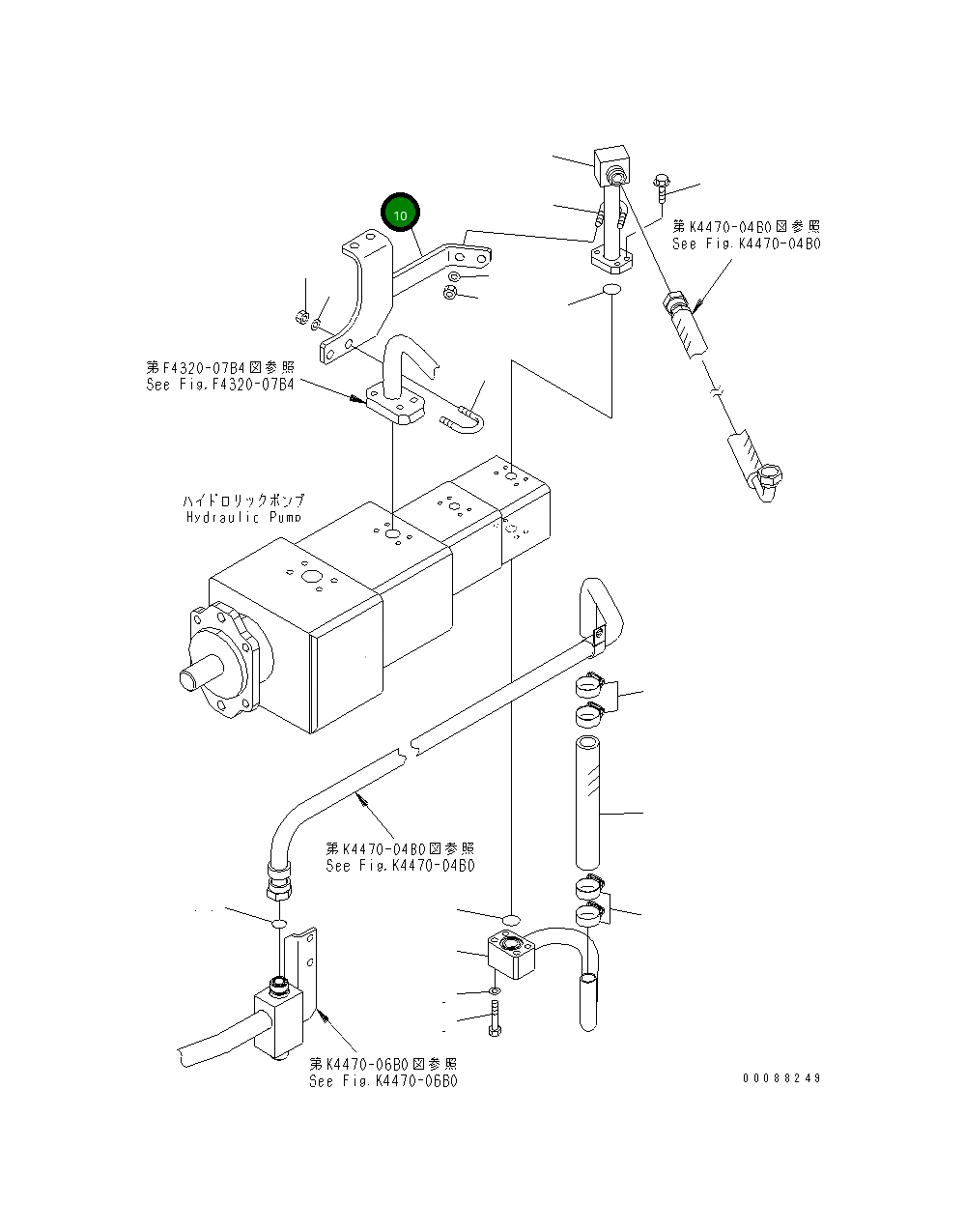 Кронштейн 427-S05-4561 Komatsu