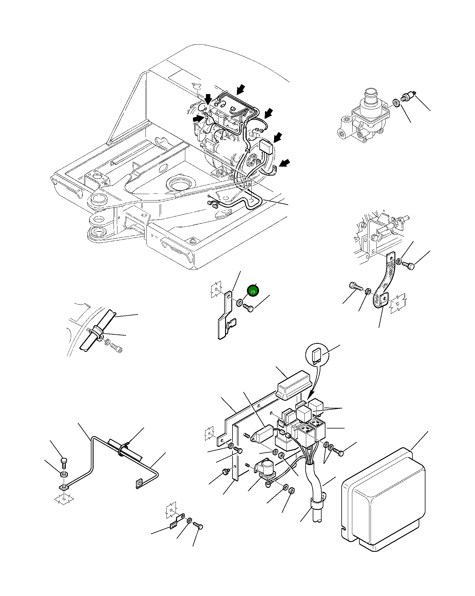 Кронштейн 22E-06-12360 Komatsu
