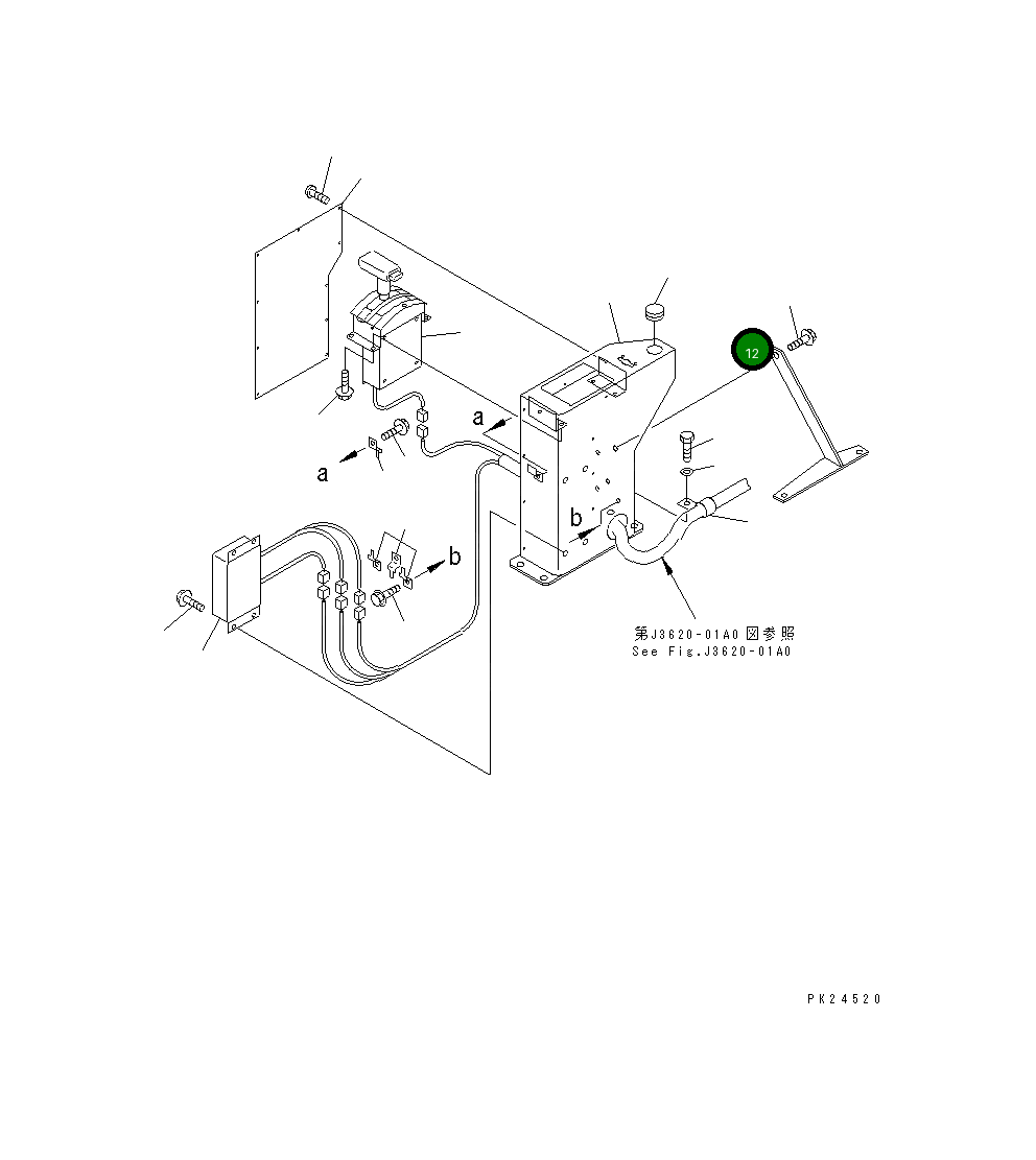 Кронштейн 567-43-74140 Komatsu