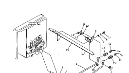 Кронштейн 120-Y54-4771 Komatsu