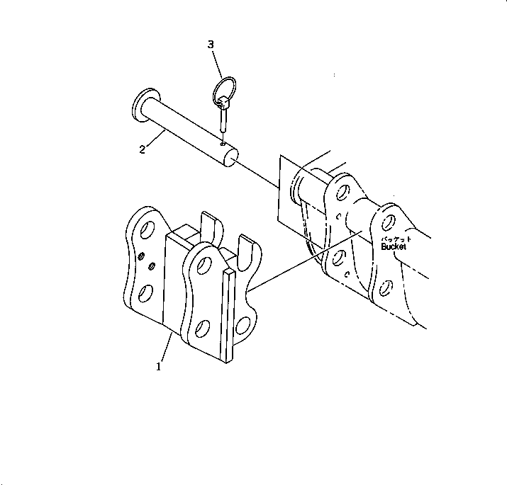 Палец 21S-70-12120 Komatsu
