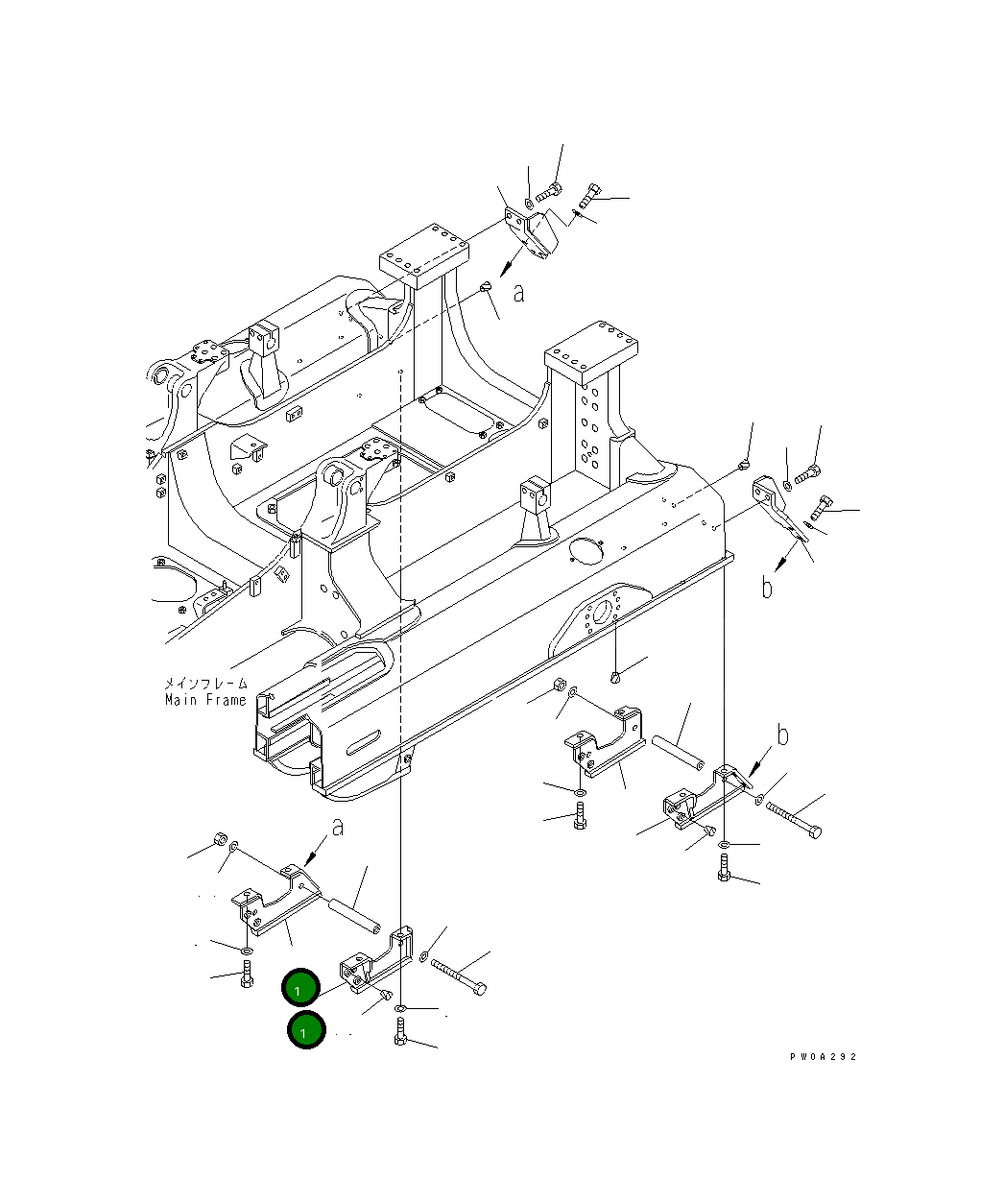 Кронштейн 126-21-51310 Komatsu