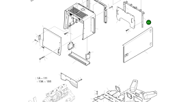 Кронштейн 4197-2096 Komatsu