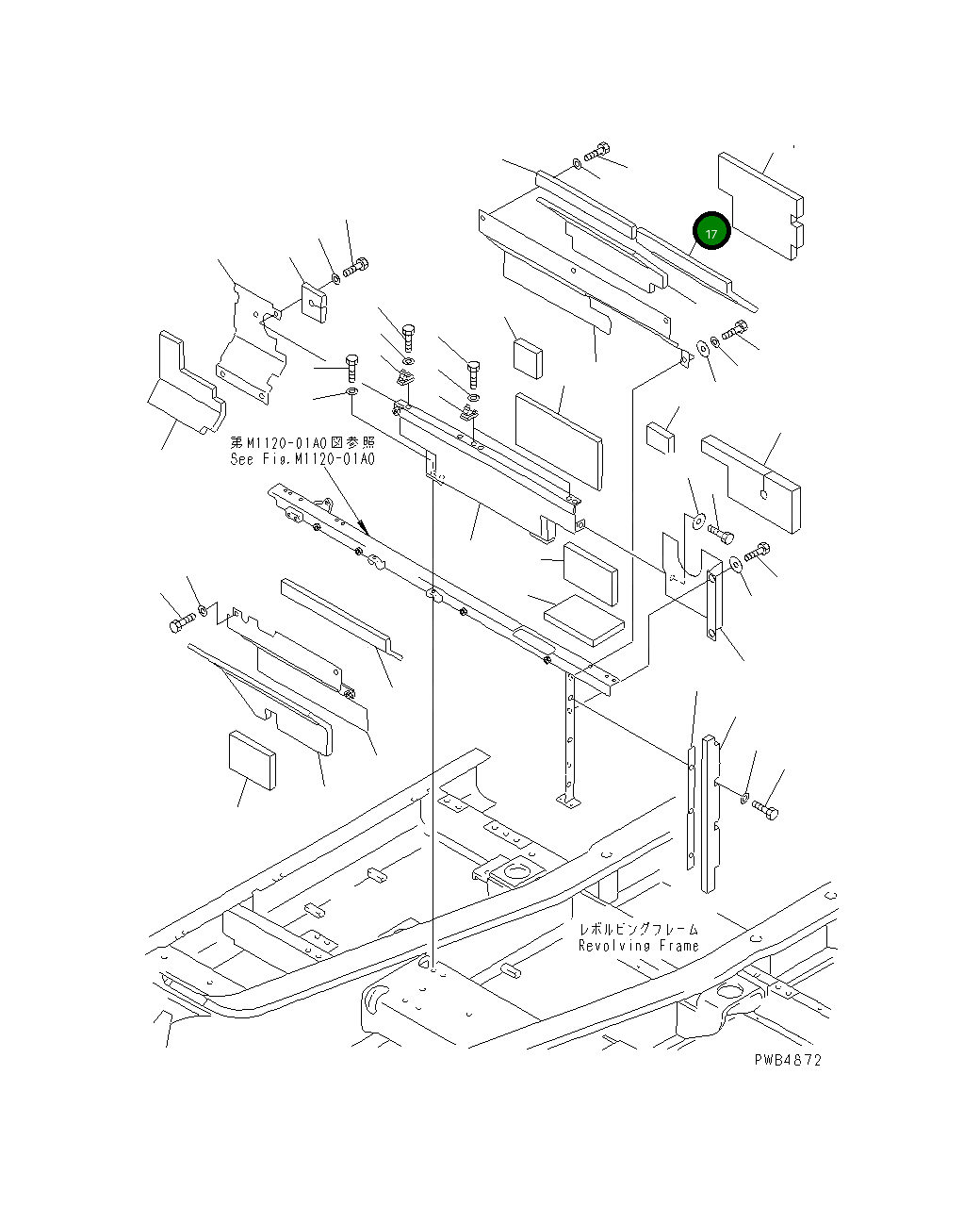 Лист 208-54-K3430 Komatsu