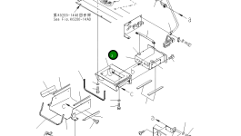 Кронштейн 566-86-86110 Komatsu