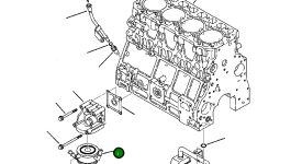 Масляный радиатор YM12391033011 Komatsu