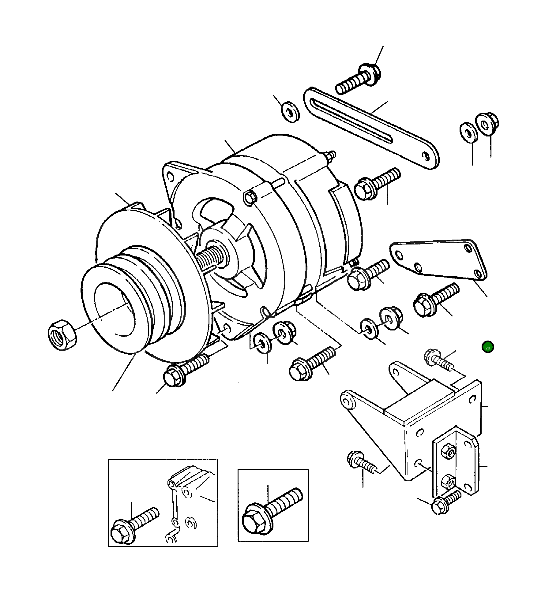 Кронштейн 6810-81-6180 Komatsu