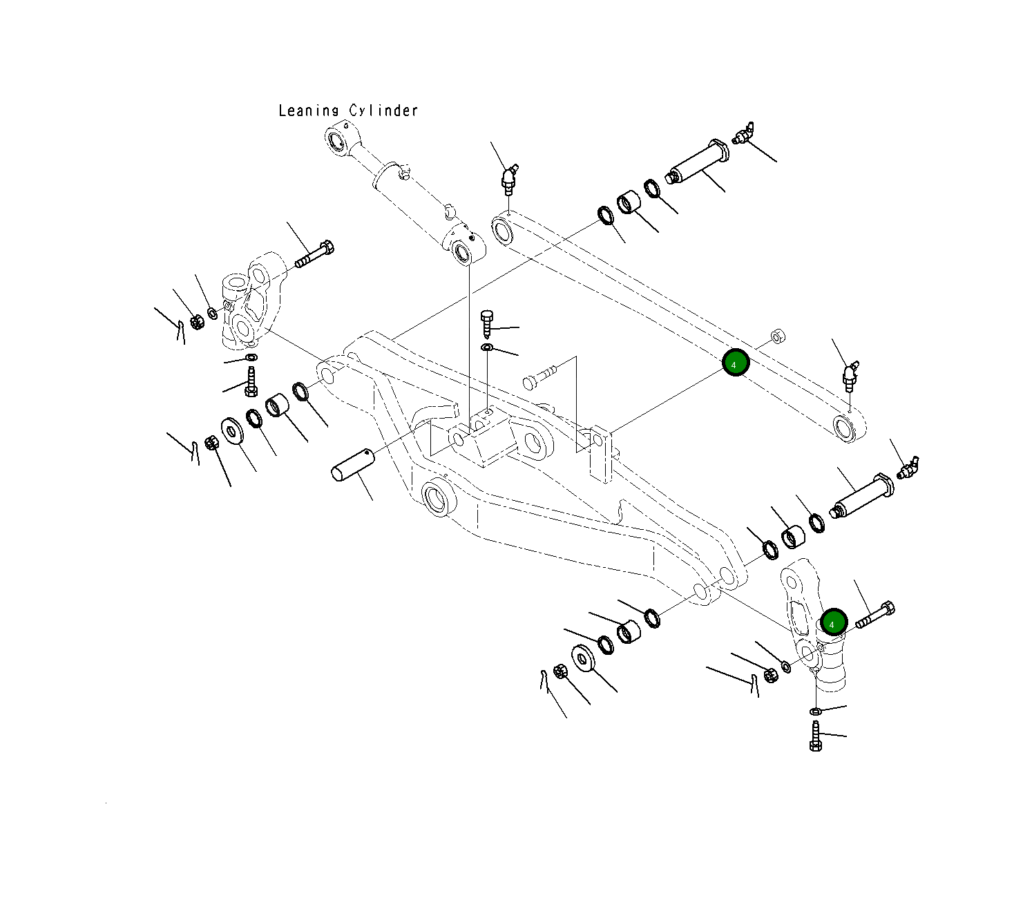 Палец 23H-27-11521 Komatsu