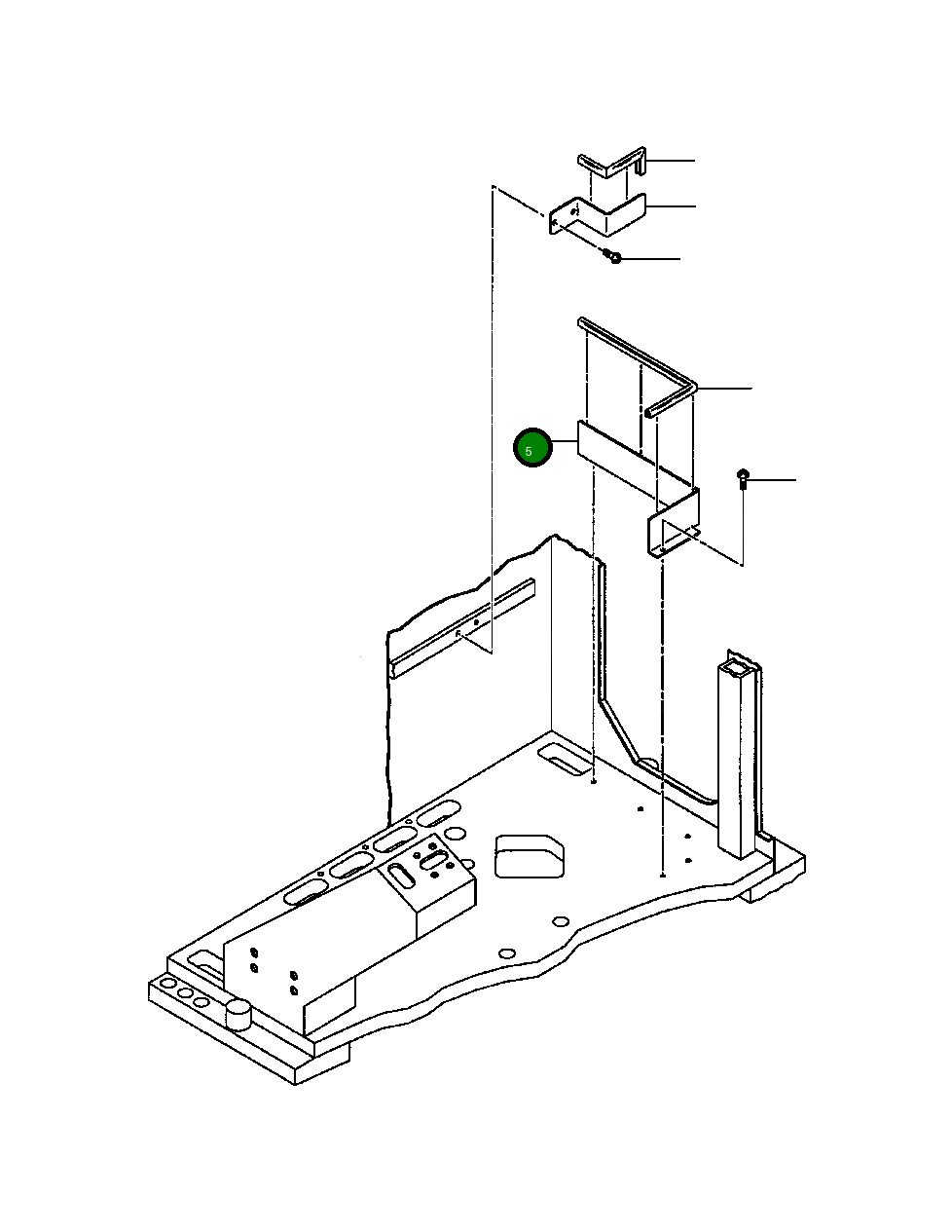 Кронштейн 1433 453 H1 Komatsu