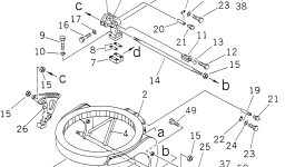 Опора 23A-70-13110 Komatsu