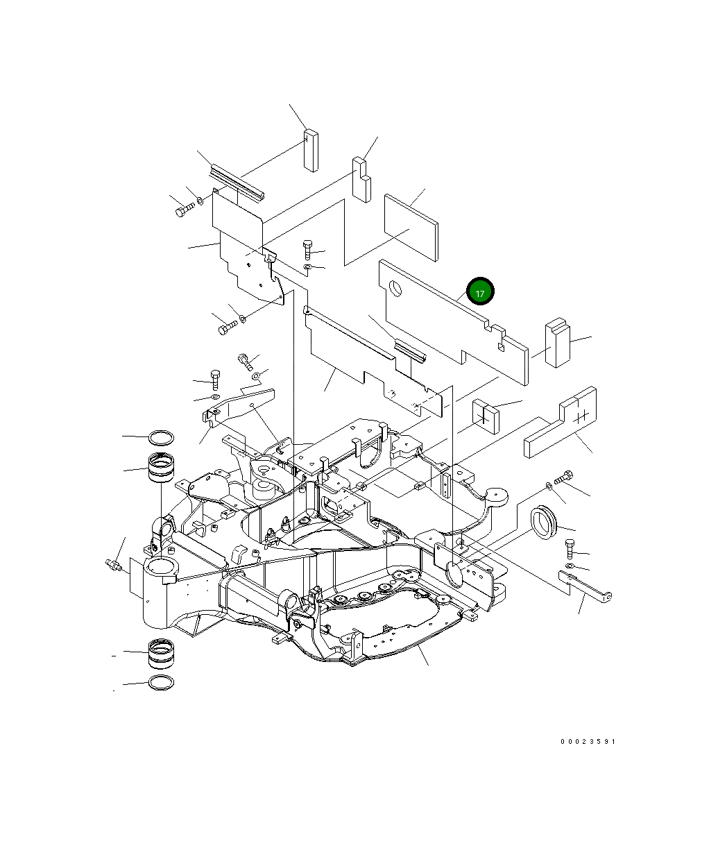 Лист 22K-46-21412 Komatsu