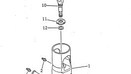 Палец 22W-70-13361M Komatsu