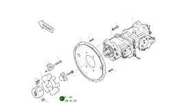 Муфта 414-00040 Komatsu