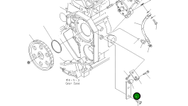 Кронштейн 6734-71-6550 Komatsu