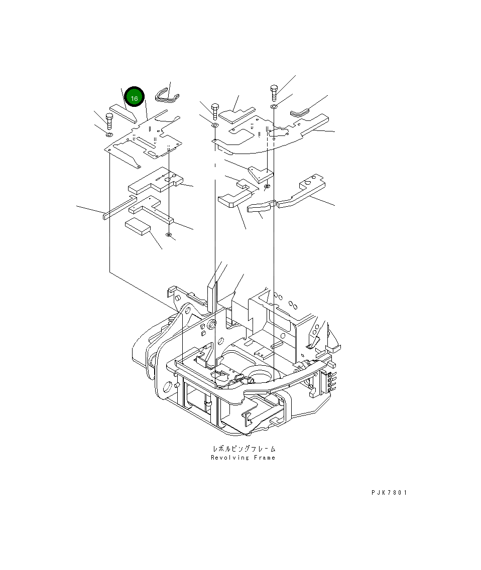 Лист 21X-54-33360 Komatsu