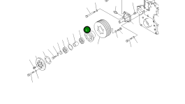 Корпус 6162-63-3241 Komatsu
