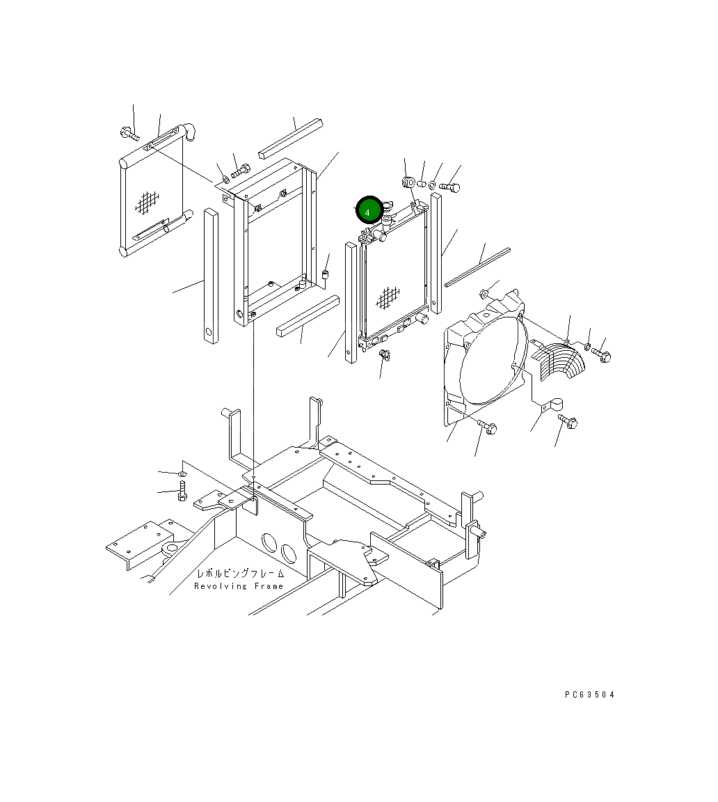 Колпак 20T-03-81150 Komatsu