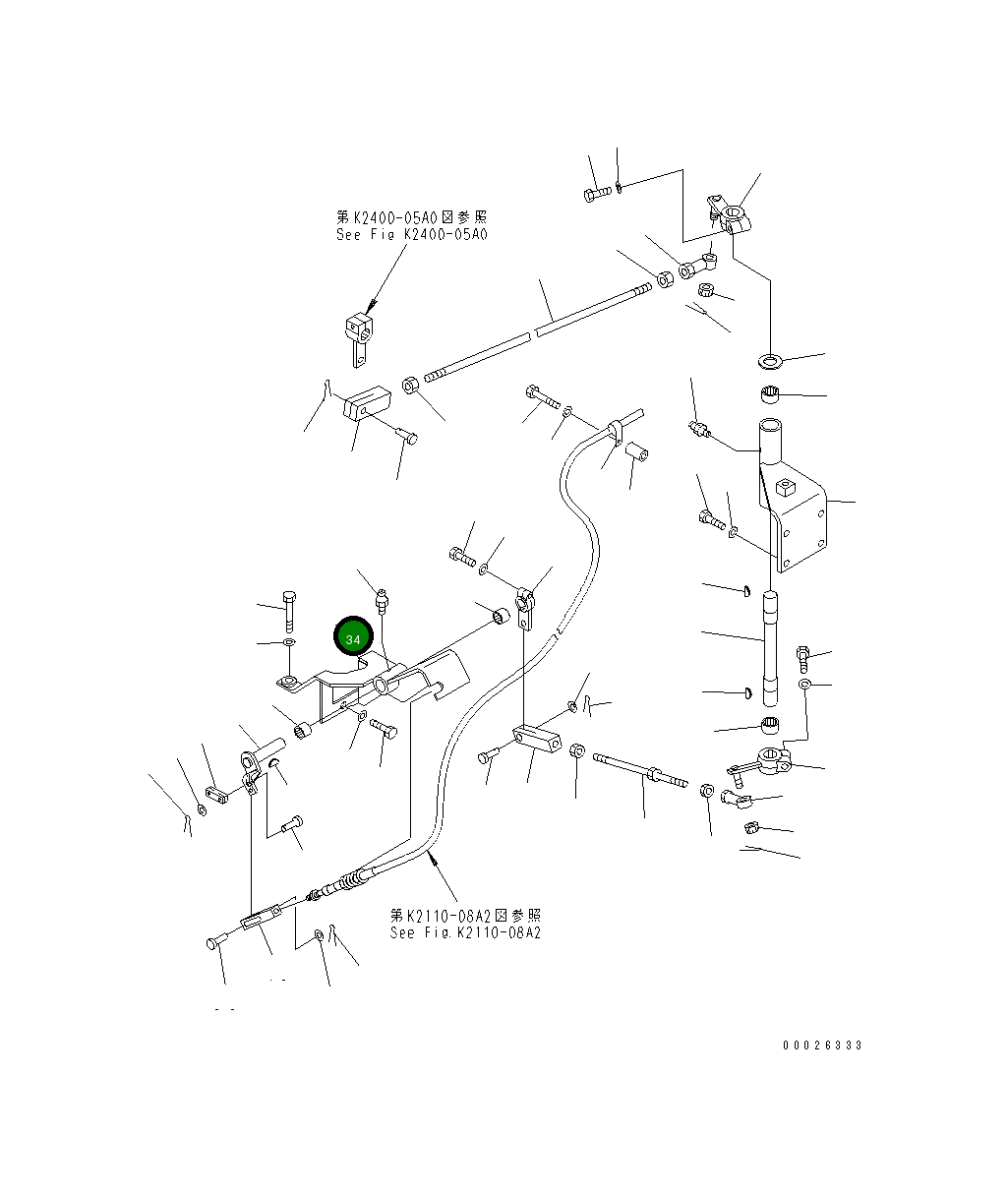 Кронштейн 19M-43-32210 Komatsu