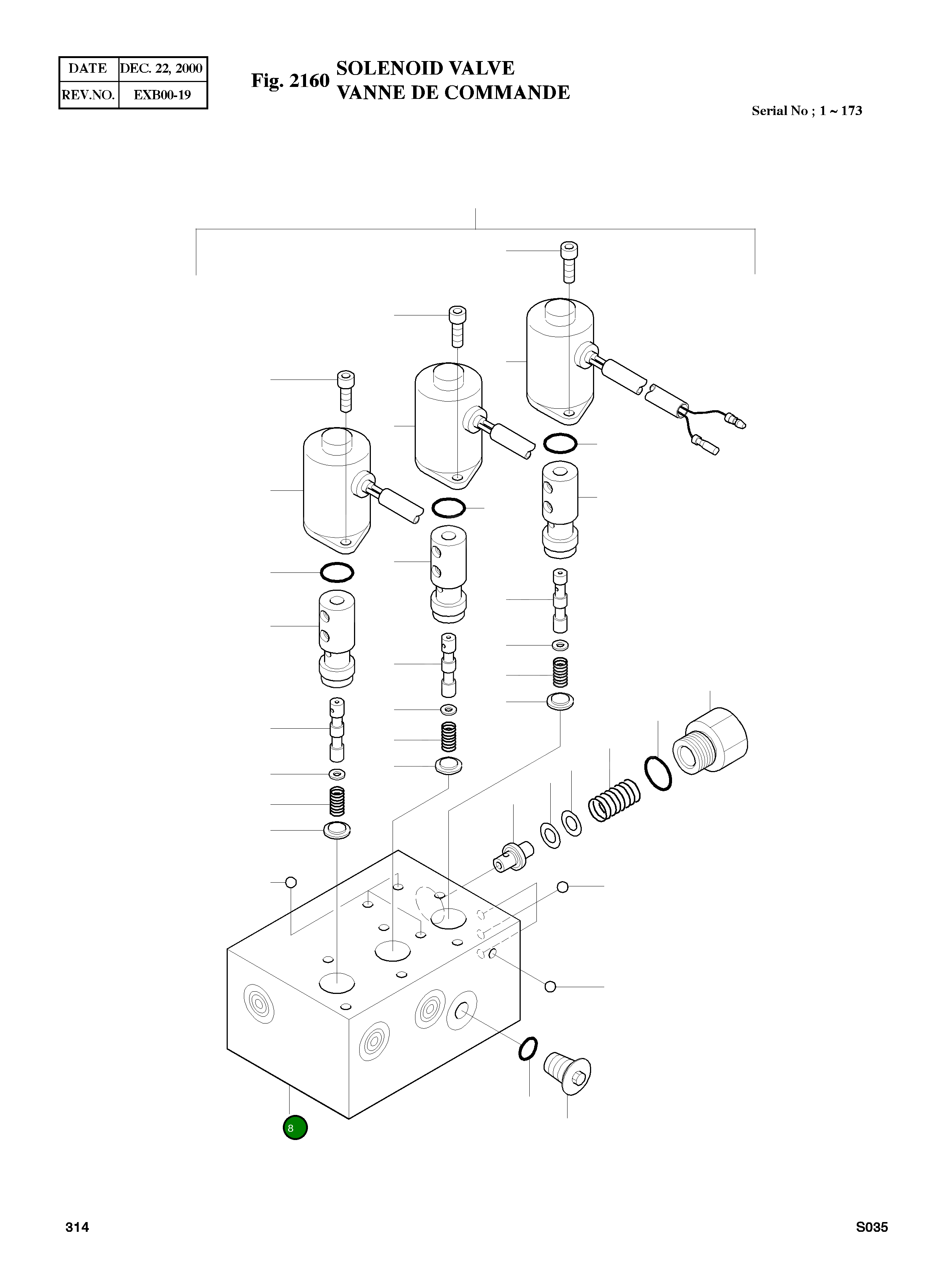 Корпус 07308-10100 Komatsu