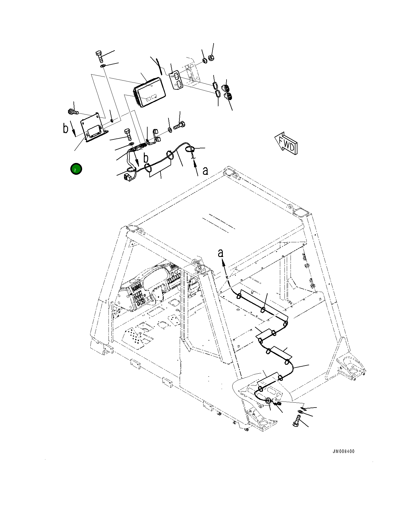 Кронштейн 561-86-83450 Komatsu