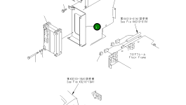 Кронштейн 426-S33-2161 Komatsu