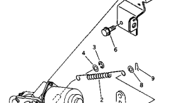 Кронштейн YM119640-66810 Komatsu