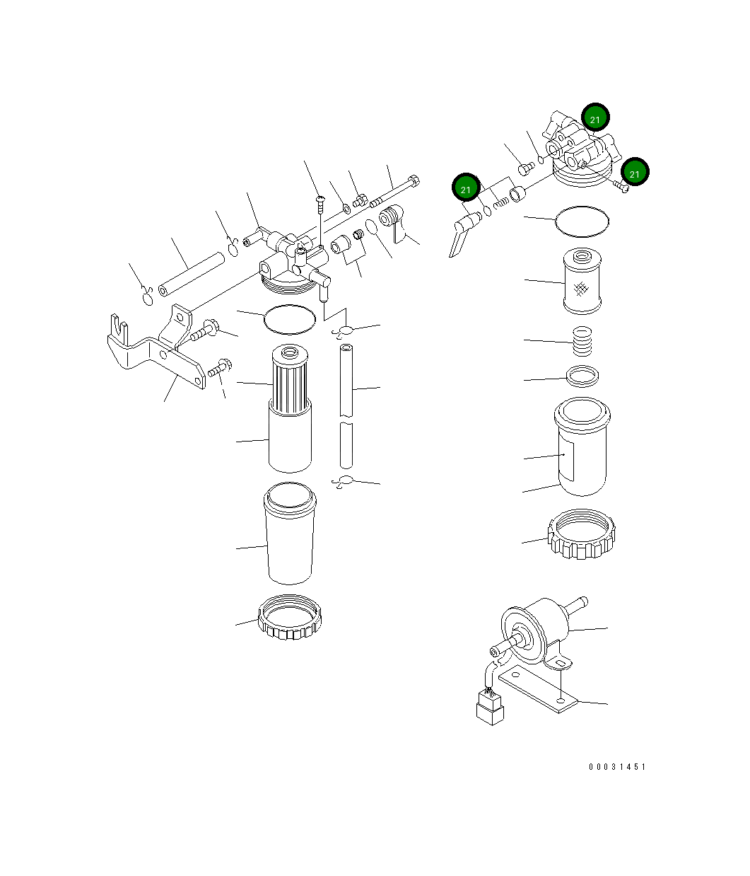 Корпус 460-097 Komatsu