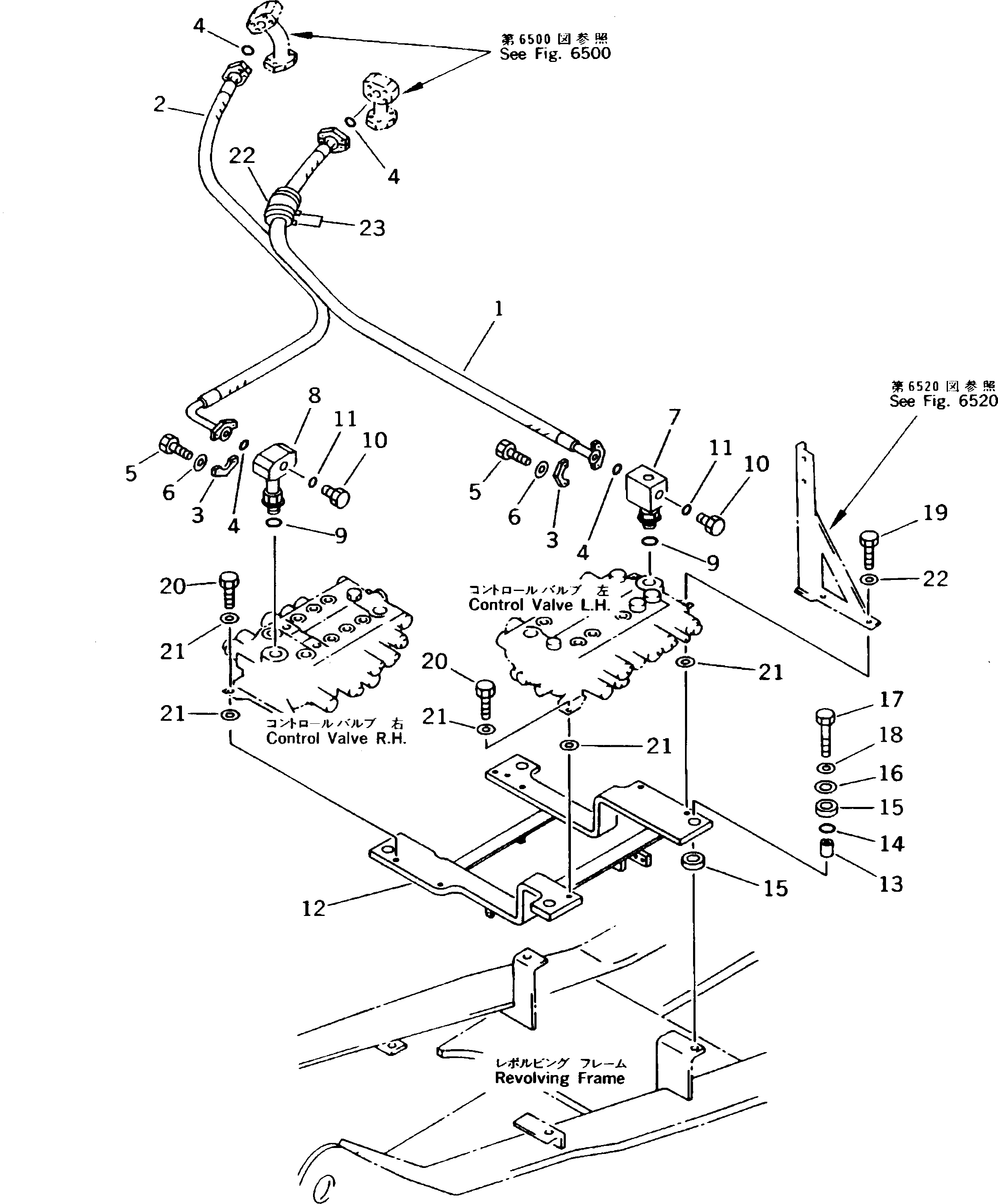 Шланг 21K-62-K1120 Komatsu