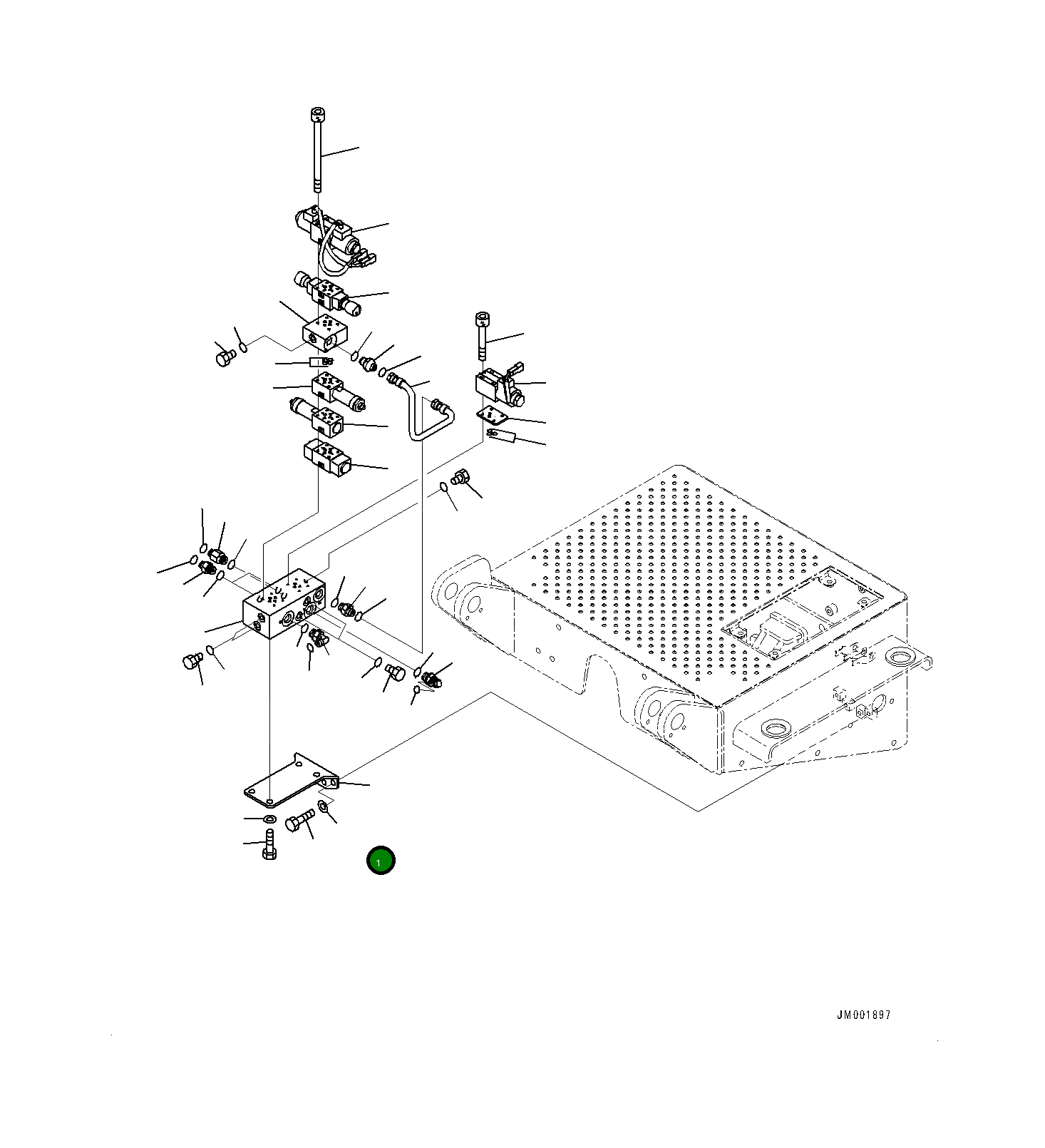 Кронштейн 561-89-87571 Komatsu