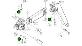 Палец 21W-70-21540SA Komatsu