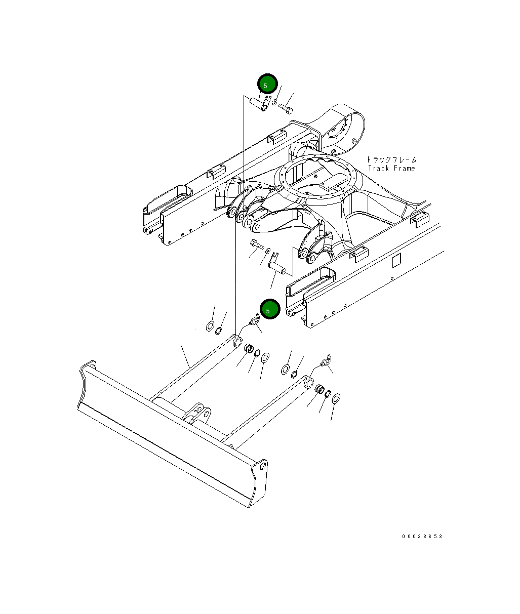Палец 22K-71-21120 Komatsu
