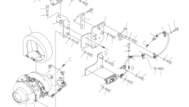 Кронштейн 6263-71-7570 Komatsu