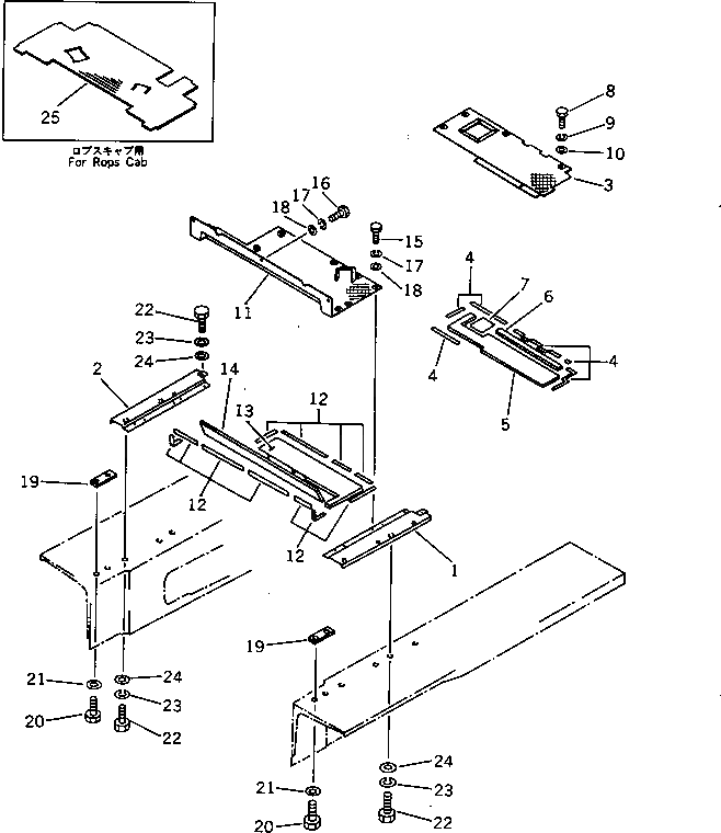 Лист 144-A62-8690 Komatsu