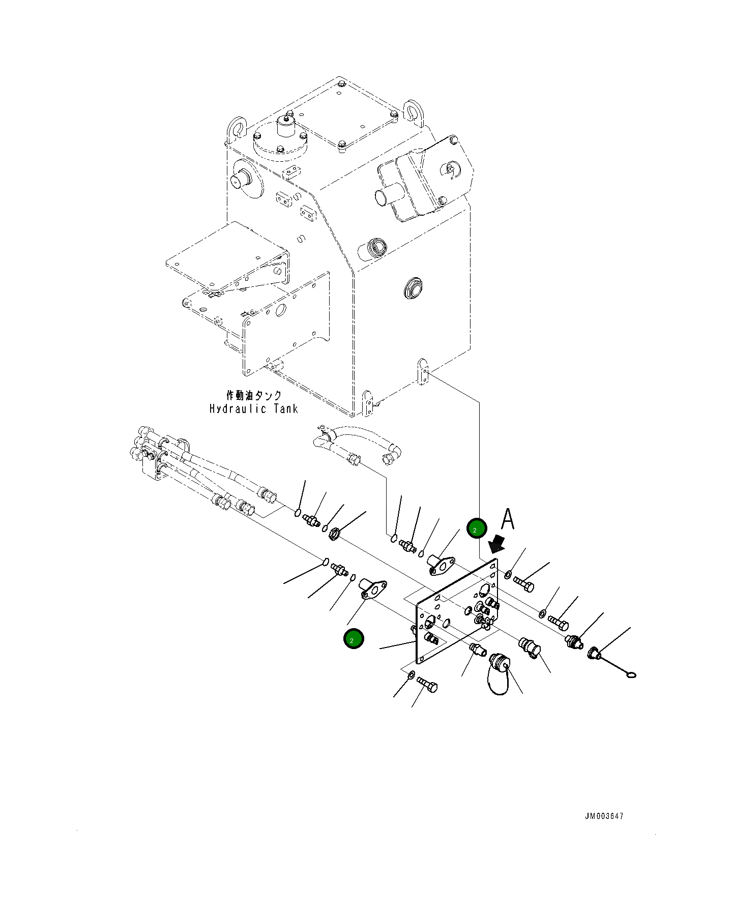 Кронштейн 561-98-85830 Komatsu