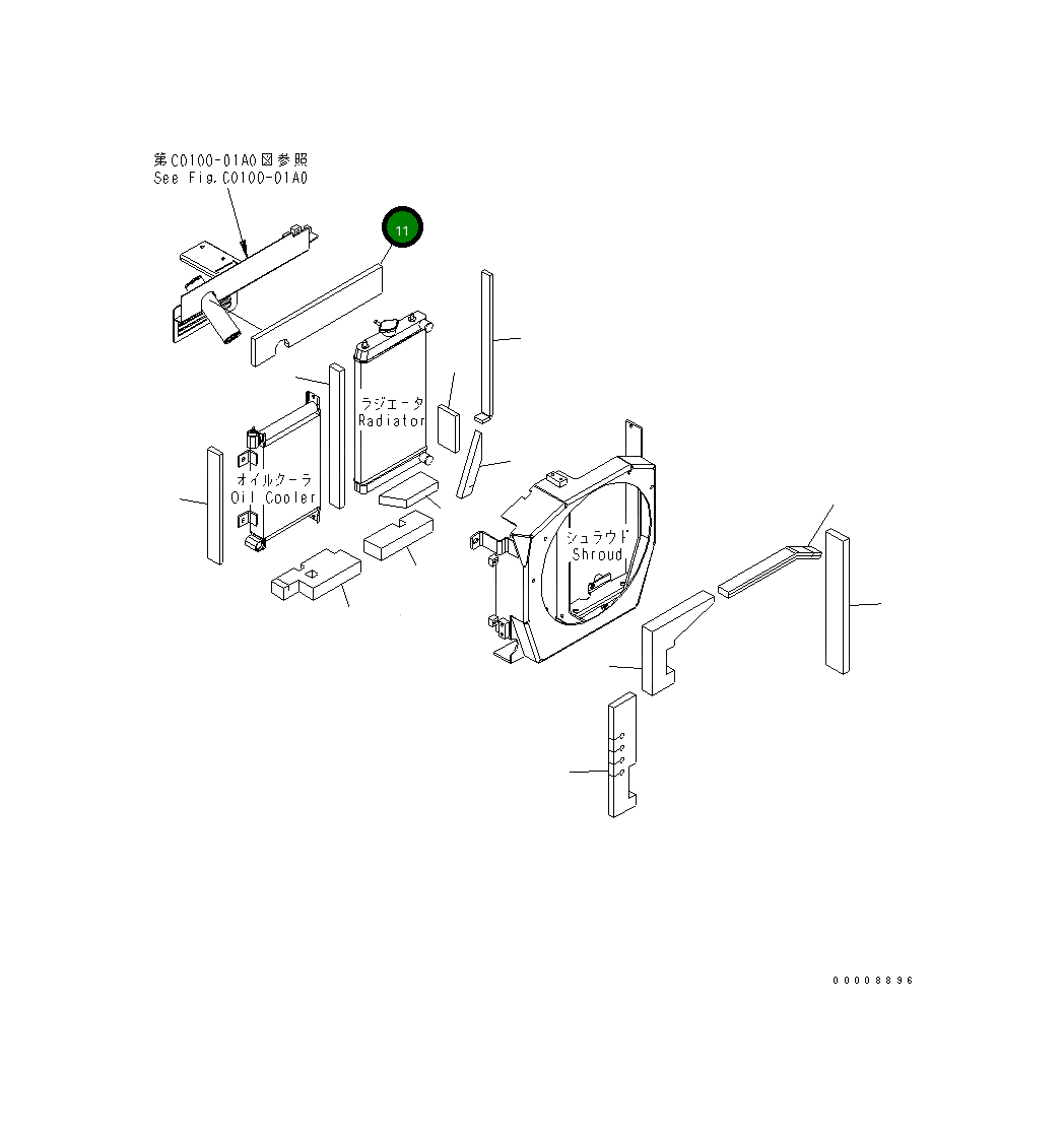 Лист 22L-03-21541 Komatsu